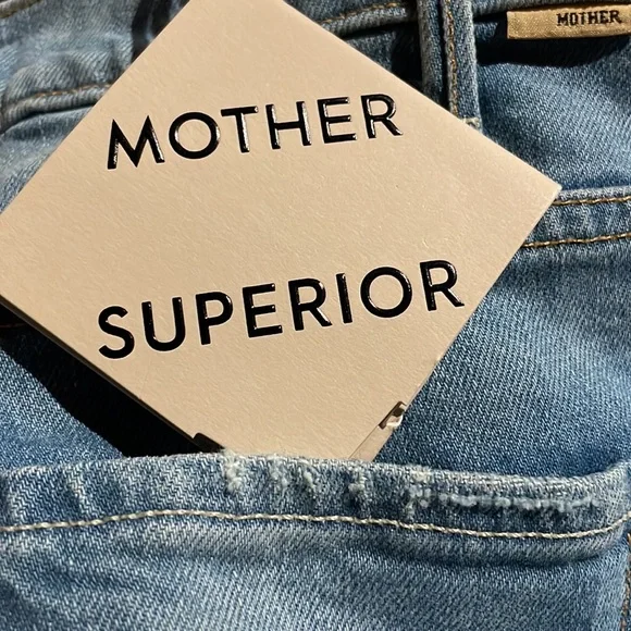 MOTHER High Rise Blue Jeans Flared - Picture 7 of 16